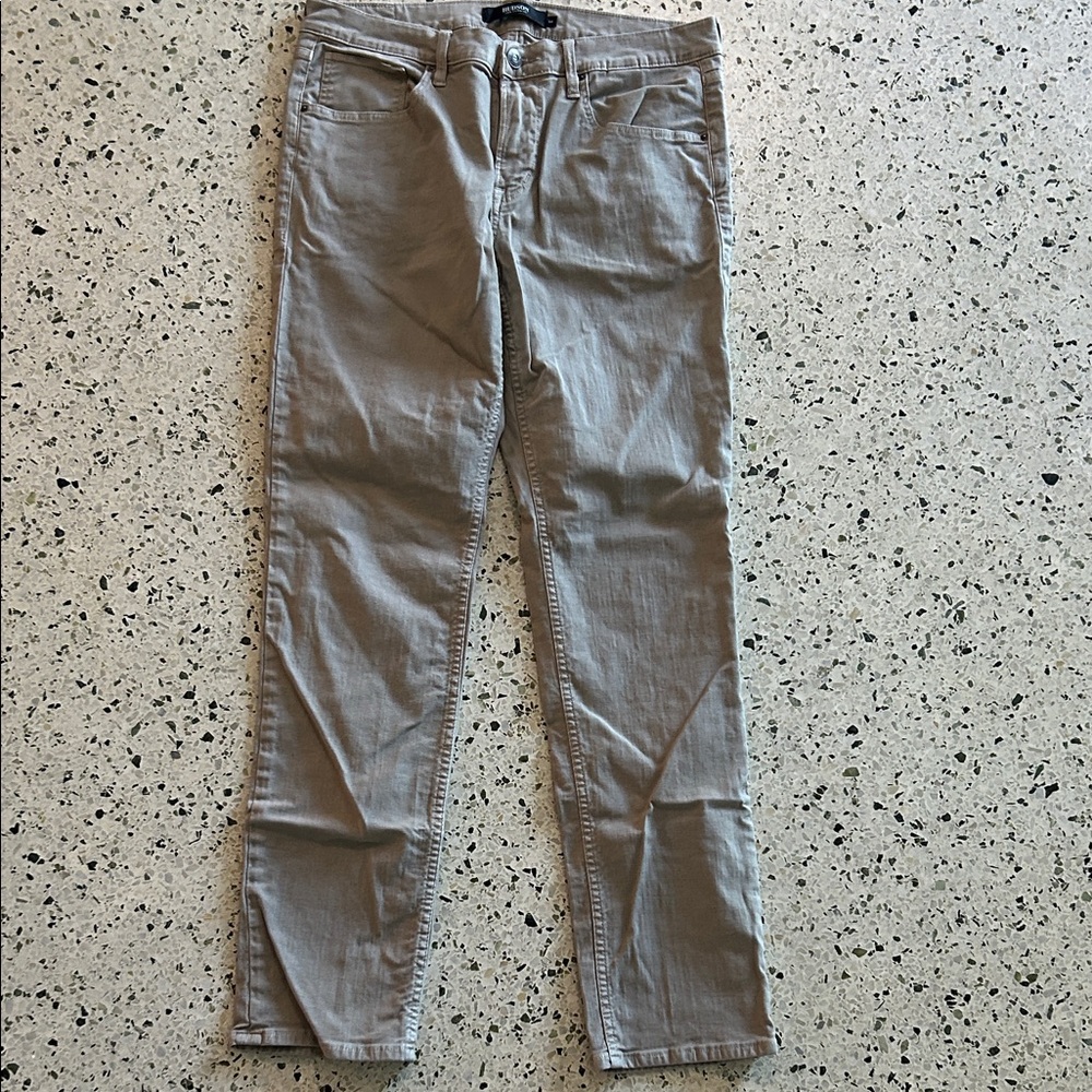Hudson Jeans tan denim. 34”